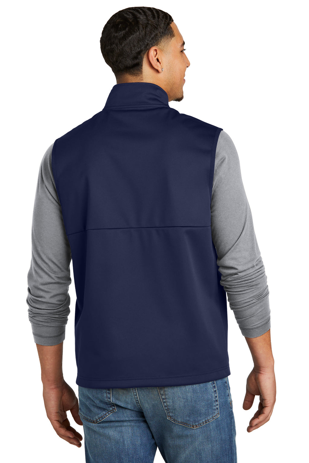 Sport-Tek Soft Shell Vest ST981 - True Navy - back