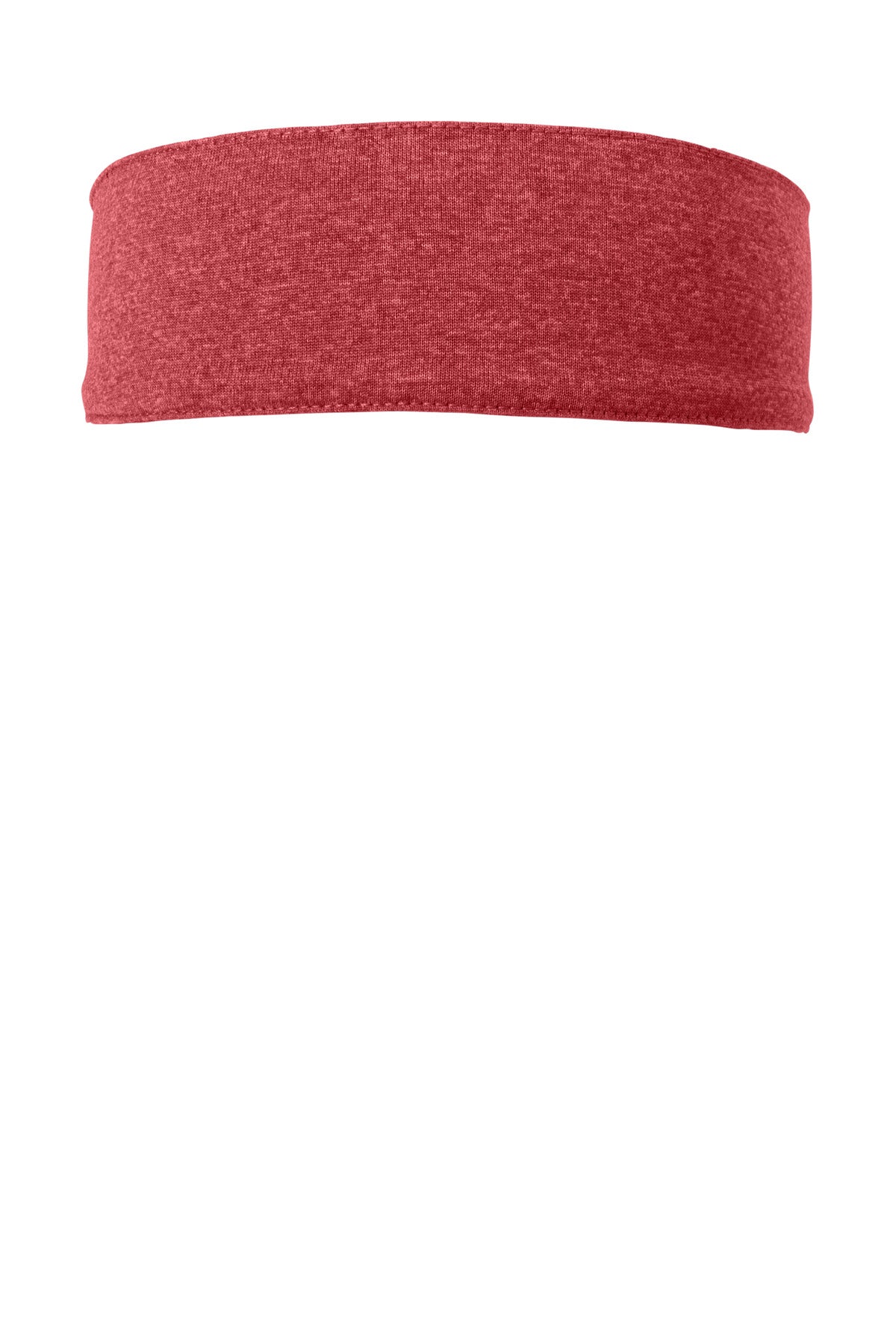 Sport-Tek Contender Headband. STA46 - Scarlet Heather - front