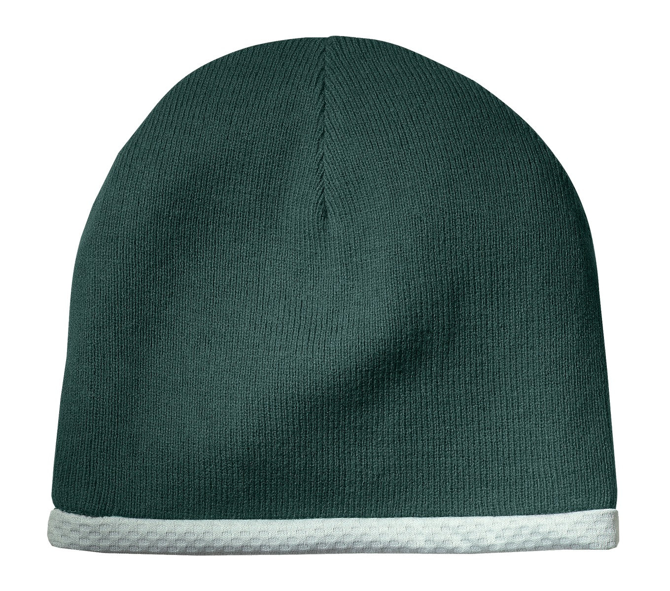 Sport-Tek Performance Knit Cap. STC15 - Forest Green - front