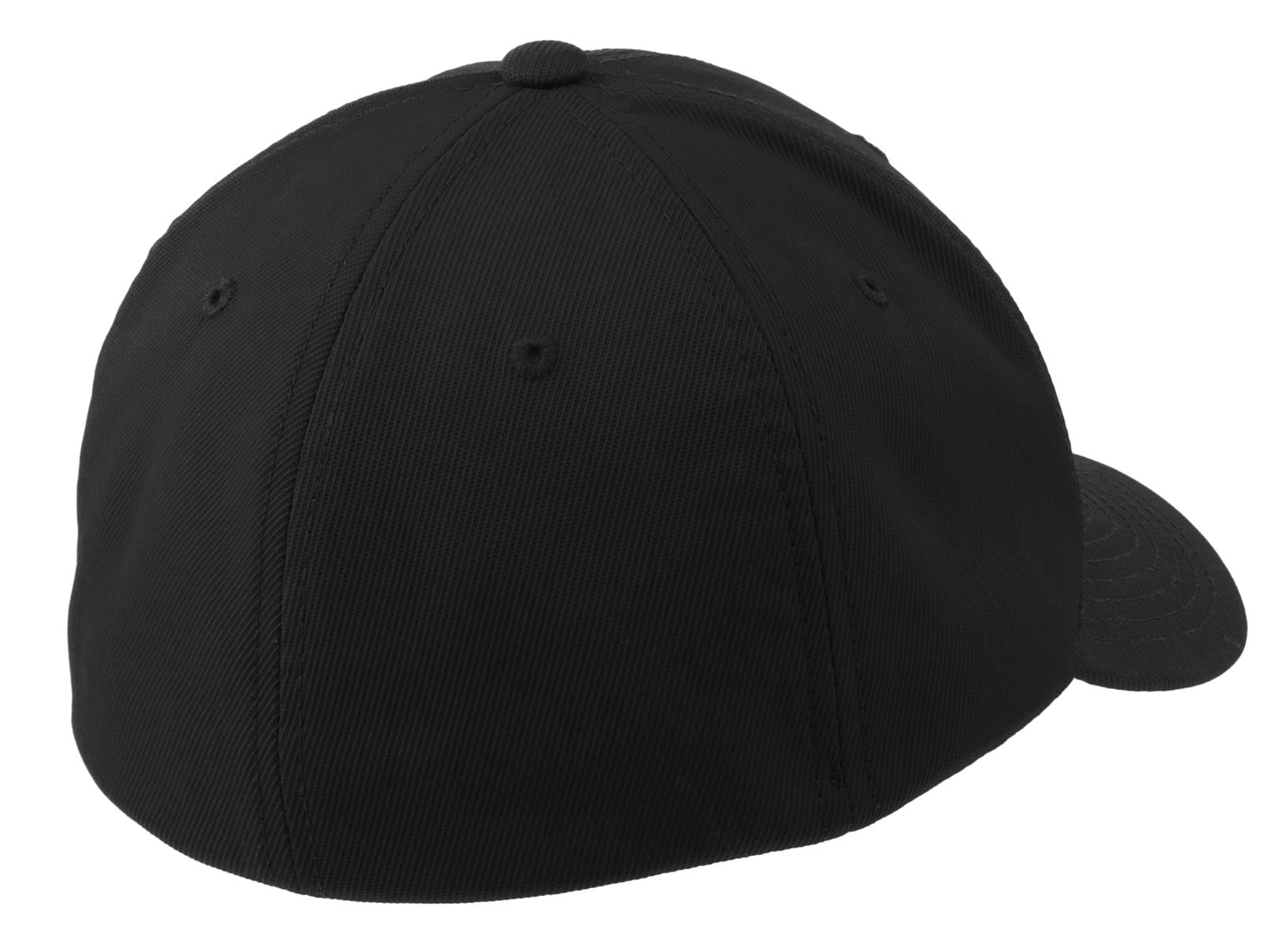 Sport-Tek Flexfit Performance Solid Cap. STC17 - Black - back