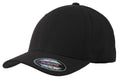 Sport-Tek Flexfit Performance Solid Cap. STC17 - Black - front