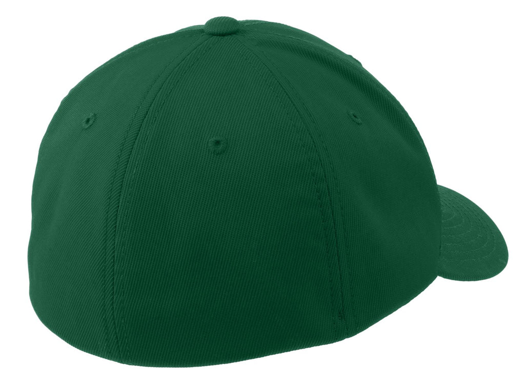 Sport-Tek Flexfit Performance Solid Cap. STC17 - Forest Green - back