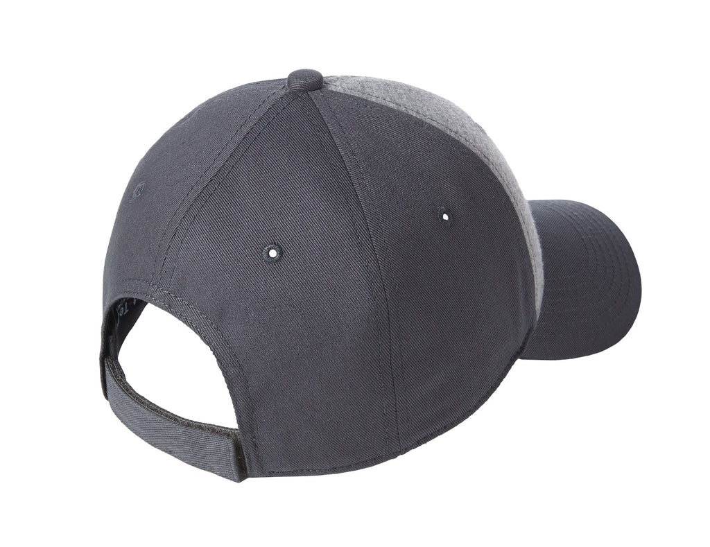 DISCONTINUED Sport-Tek Jersey Front Cap. STC18 - Vintage Heather/ Iron Grey - back
