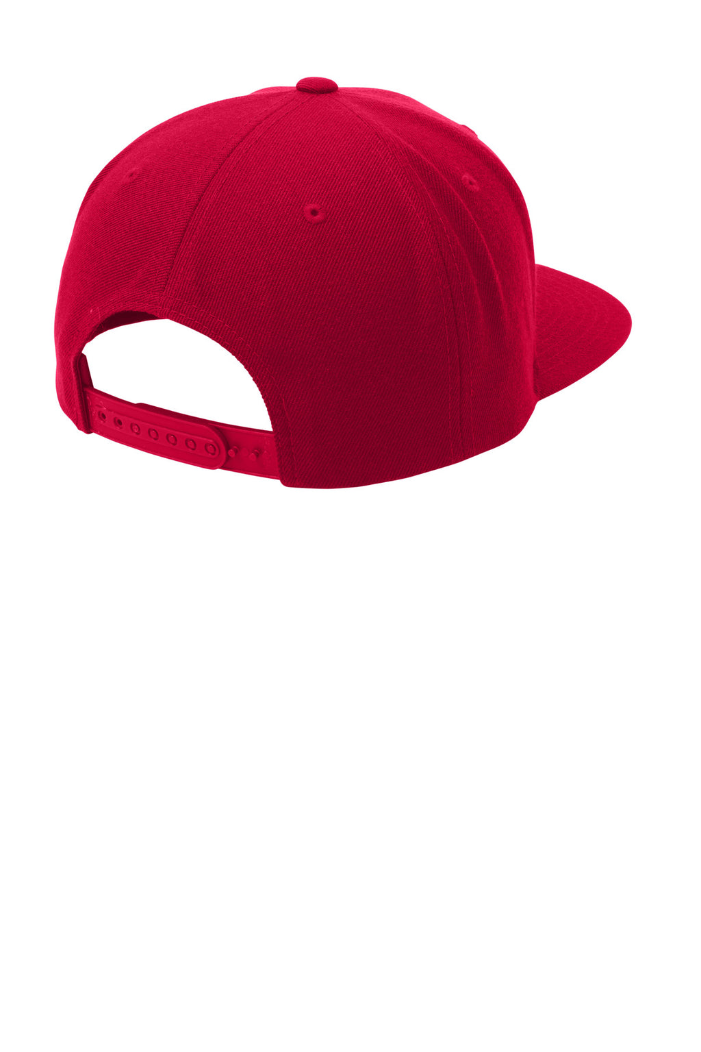 Sport-Tek YP Classics Flat Bill Snapback Cap. STC19 - Deep Red - back