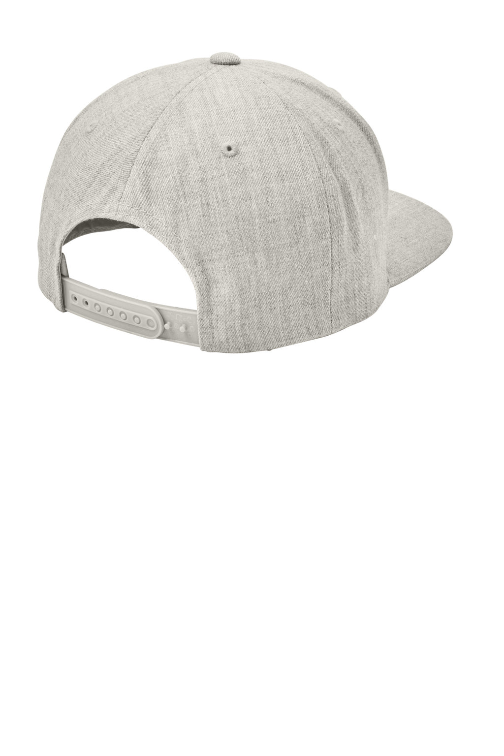 Sport-Tek YP Classics Flat Bill Snapback Cap. STC19 - Heather Grey - back