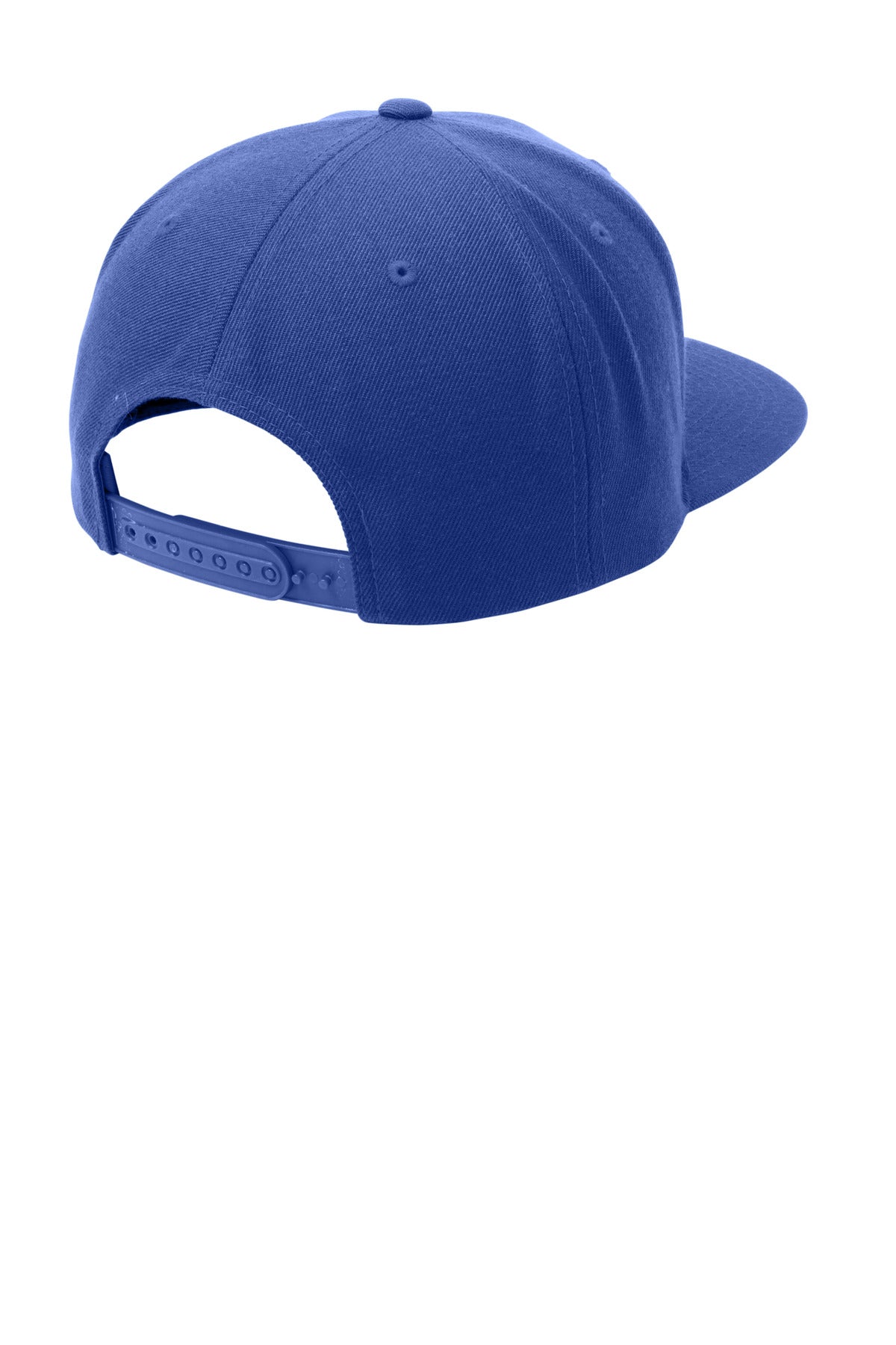 Sport-Tek YP Classics Flat Bill Snapback Cap. STC19 - True Royal - back