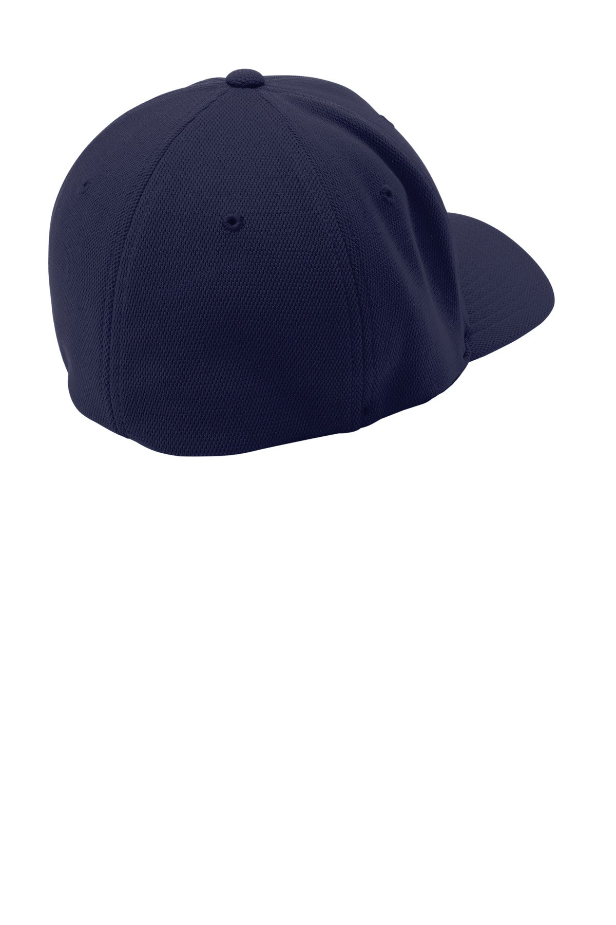 Sport-Tek Flexfit Cool & Dry Poly Block Mesh Cap. STC22 - True Navy - back