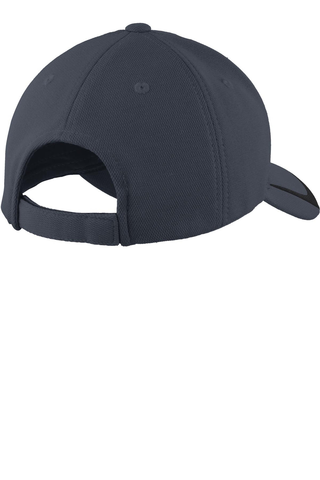Sport-Tek Pique Colorblock Cap. STC24 - Graphite/ Black - back