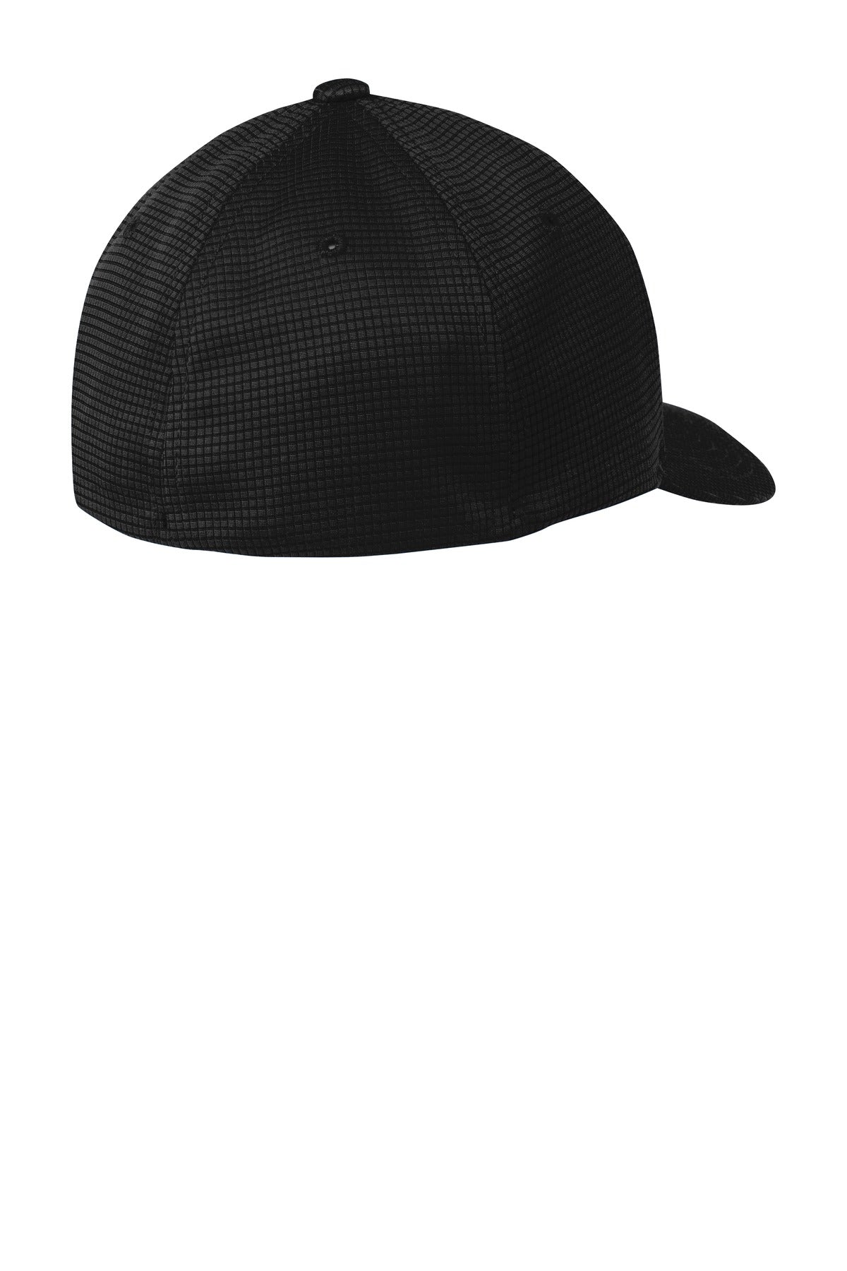 DISCONTINUED Sport-Tek Flexfit Grid Texture Cap. STC33 - Black - back