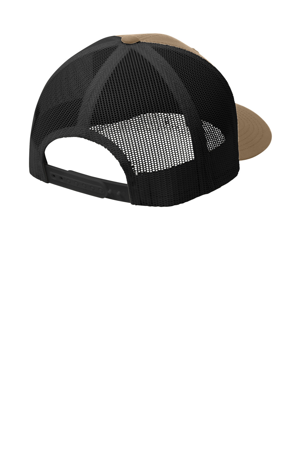 Sport-Tek YP Classics Retro Trucker Cap. STC39 - Elm Brown/ Black - back