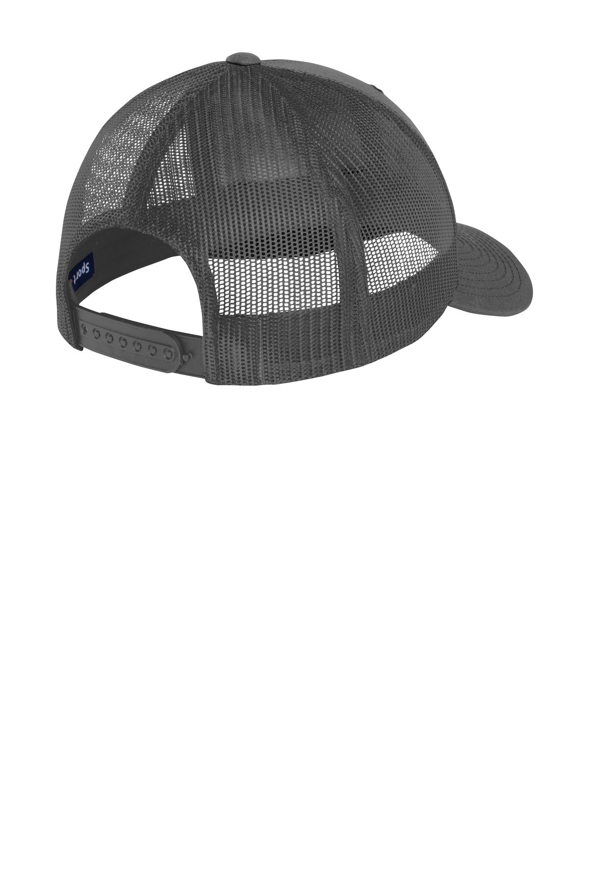 Sport-Tek YP Classics Retro Trucker Cap. STC39 - Graphite/ Graphite - back
