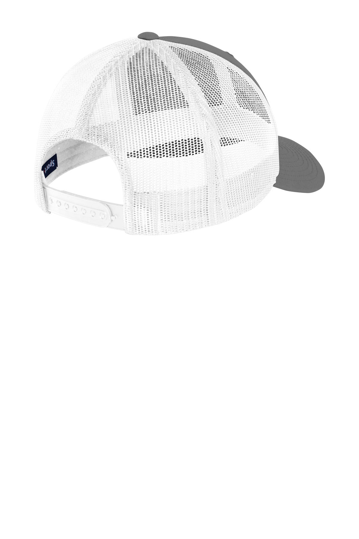 Sport-Tek YP Classics Retro Trucker Cap. STC39 - Graphite/ White - back