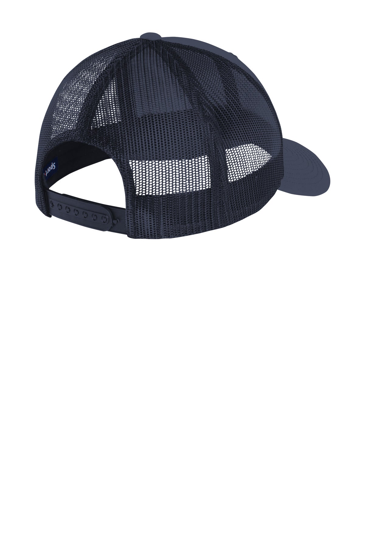 Sport-Tek YP Classics Retro Trucker Cap. STC39 - True Navy/ True Navy - back