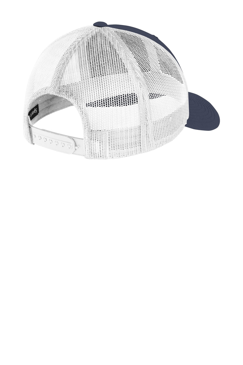 Sport-Tek YP Classics Retro Trucker Cap. STC39 - True Navy/ White - back