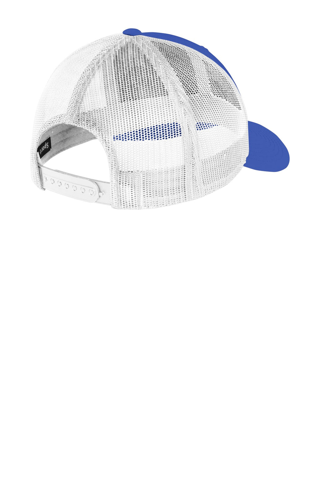 Sport-Tek YP Classics Retro Trucker Cap. STC39 - True Royal/ White - back