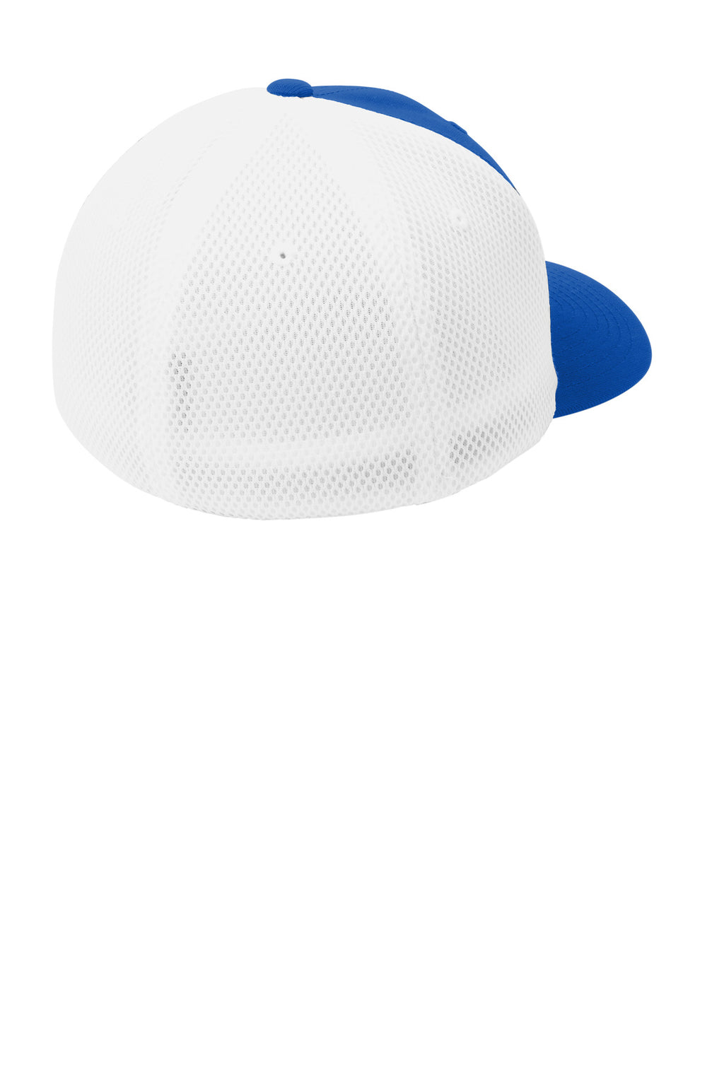 Sport-Tek Flexfit Air Mesh Back Cap. STC40 - True Royal/ White - back