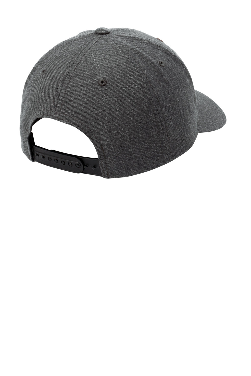 Sport-Tek YP Classics Curve Bill Snapback Cap. STC43 - Dark Heather Grey - back