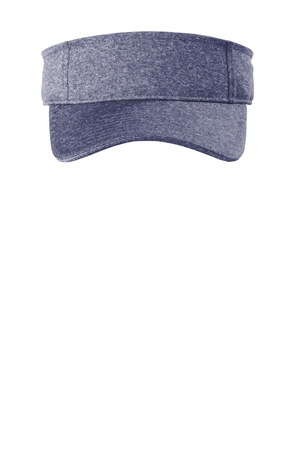DISCONTINUED Sport-Tek Contender Visor. STC45 - True Navy Heather/ True Navy - front