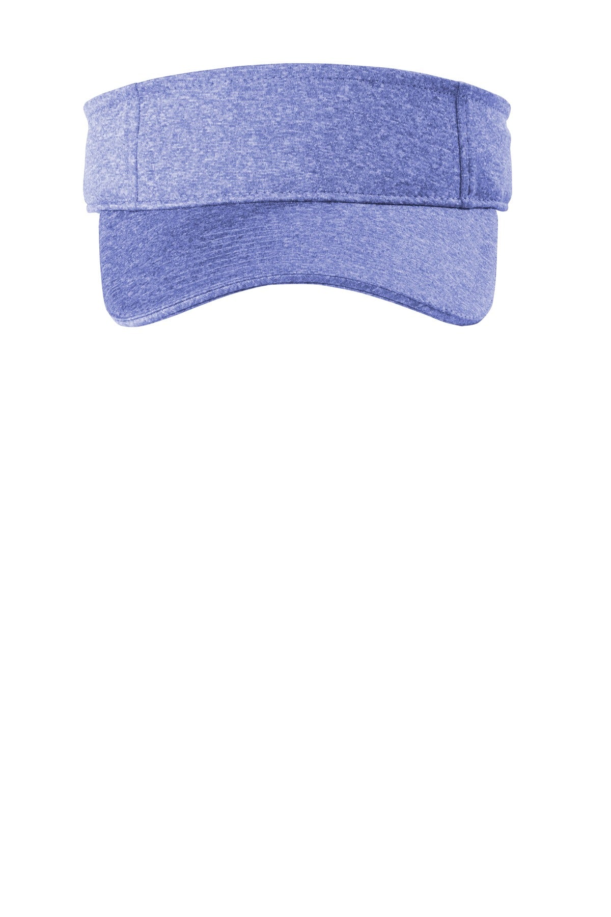 DISCONTINUED Sport-Tek Contender Visor. STC45 - True Royal Heather/ True Royal Heather - front