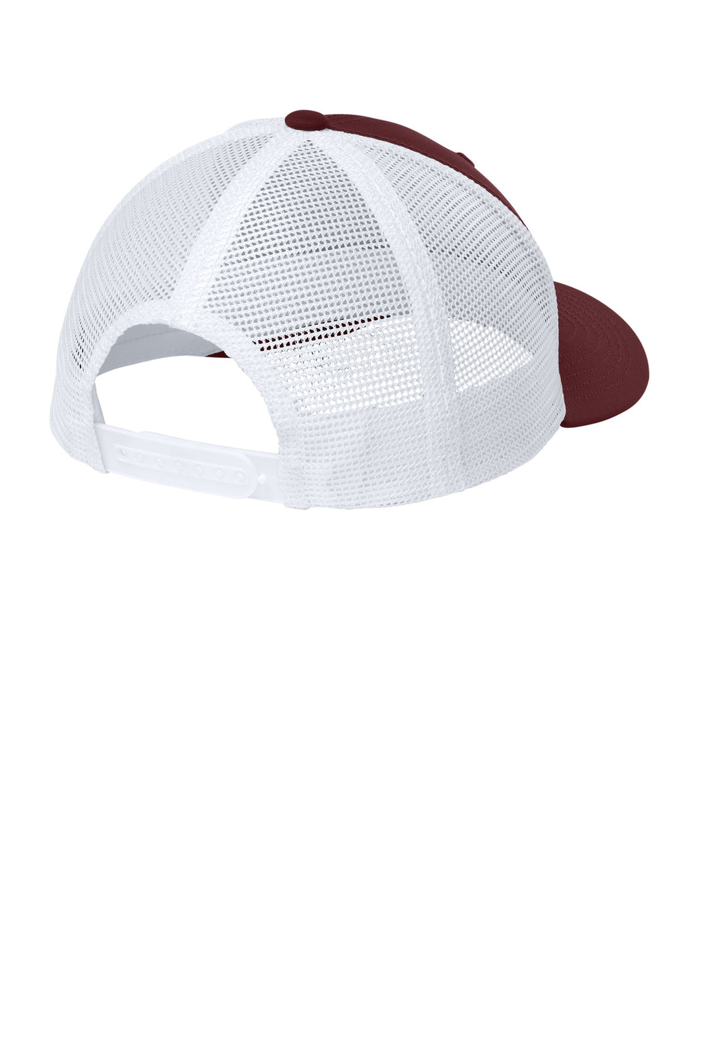 Sport-Tek Club Trucker Cap STC46 - Maroon/ White - back
