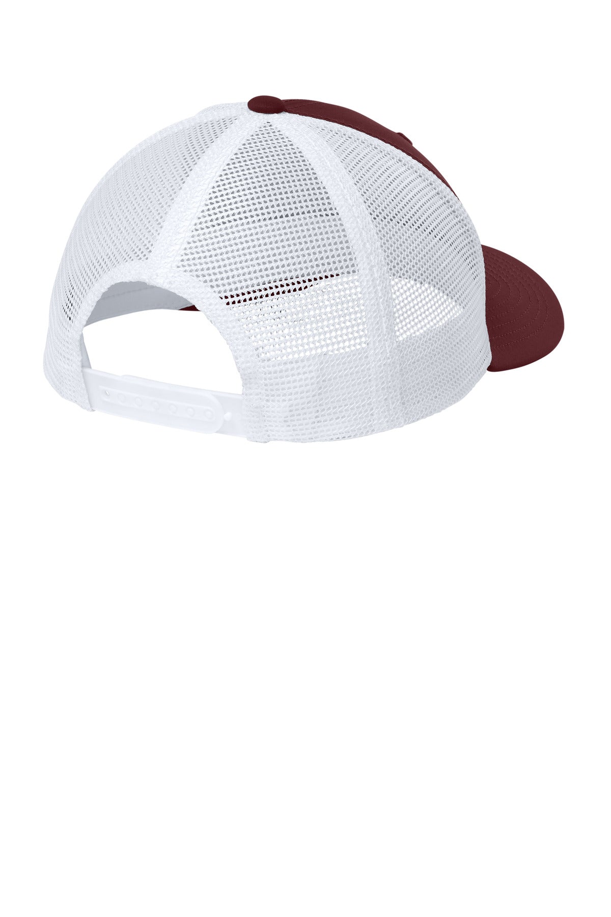 Sport-Tek Club Trucker Cap STC46 - Maroon/ White - back