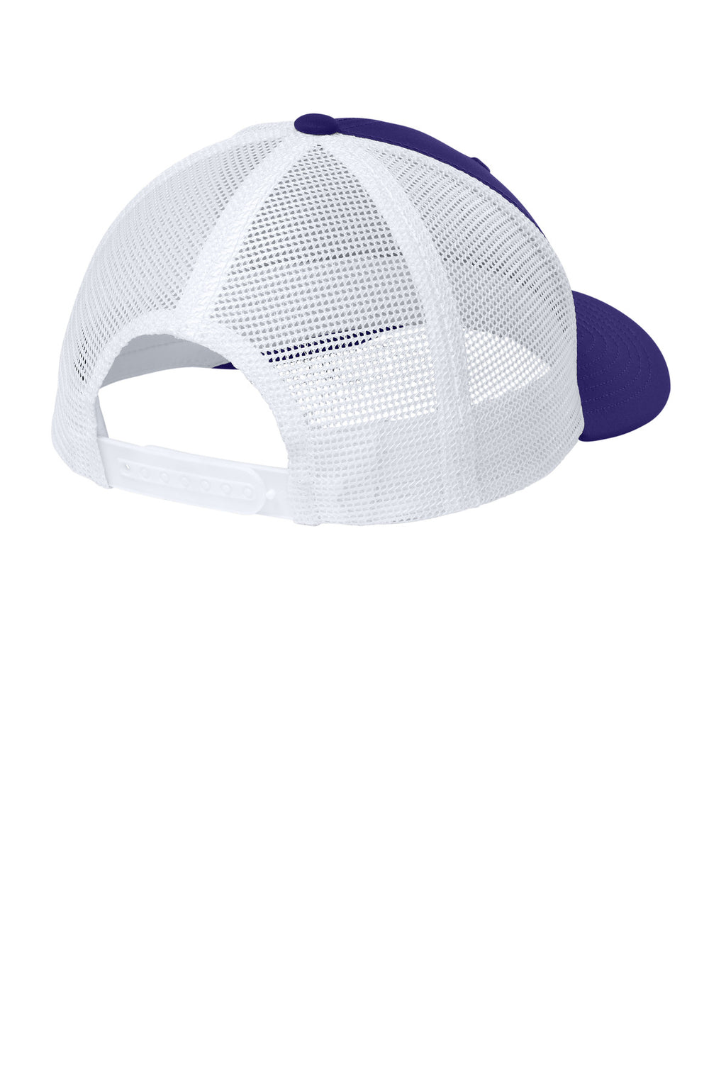 Sport-Tek Club Trucker Cap STC46 - Purple/ White - back