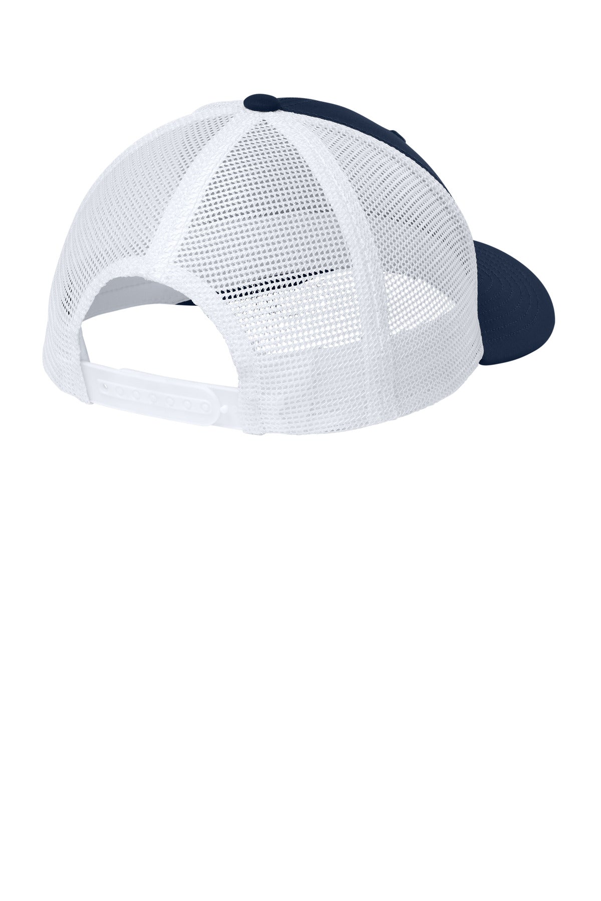 Sport-Tek Club Trucker Cap STC46 - True Navy/ White - back