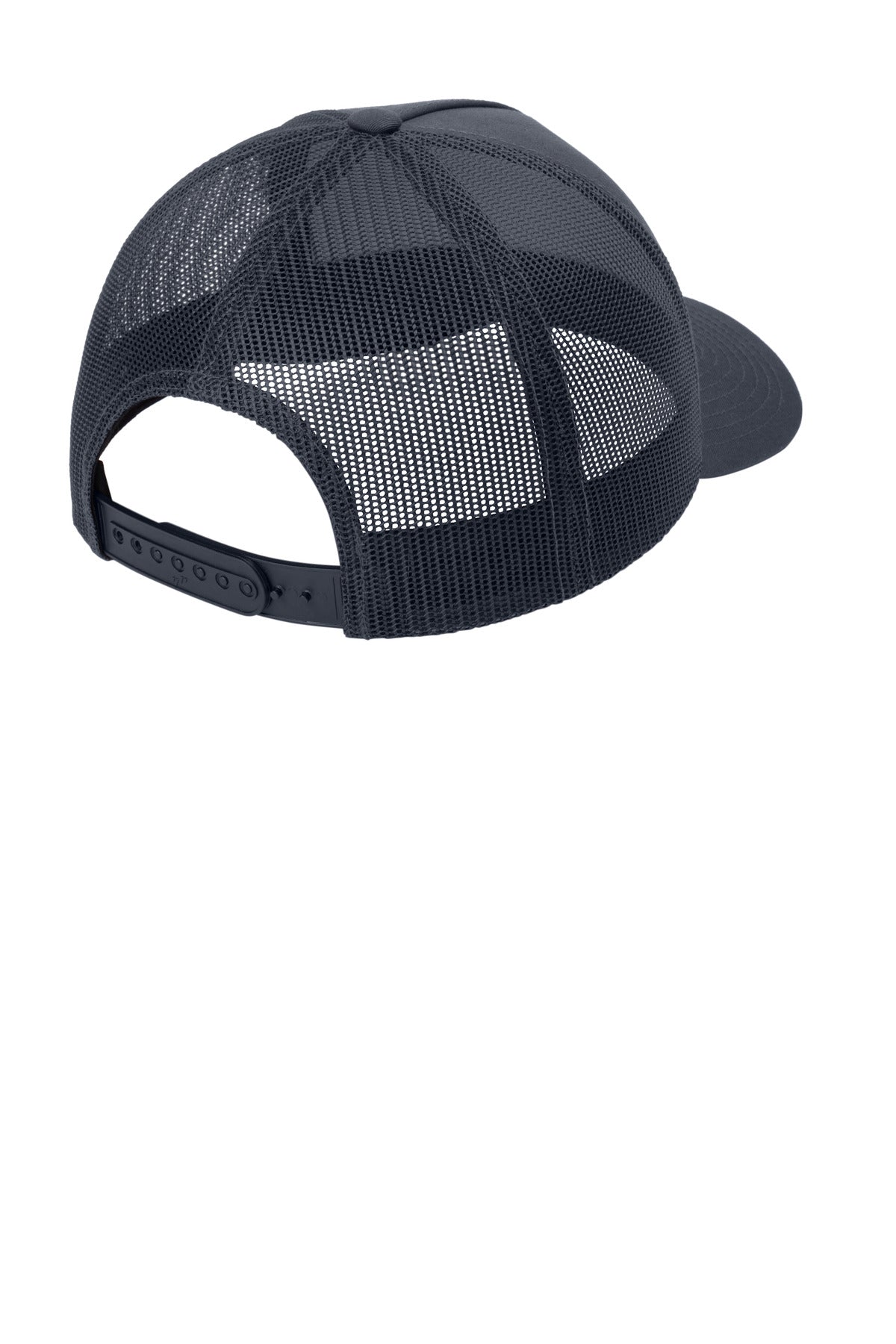 Sport-Tek YP Classics Retro Trucker 5-Panel Cap STC54 - Iron Grey/ Iron Grey - back