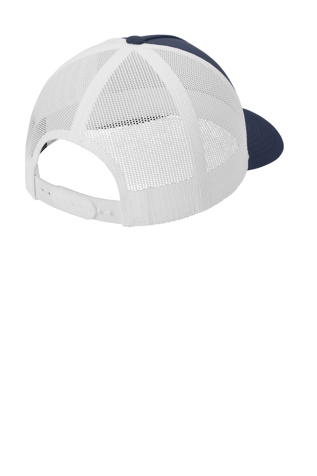 Sport-Tek YP Classics Retro Trucker 5-Panel Cap STC54 - True Navy/ White - back