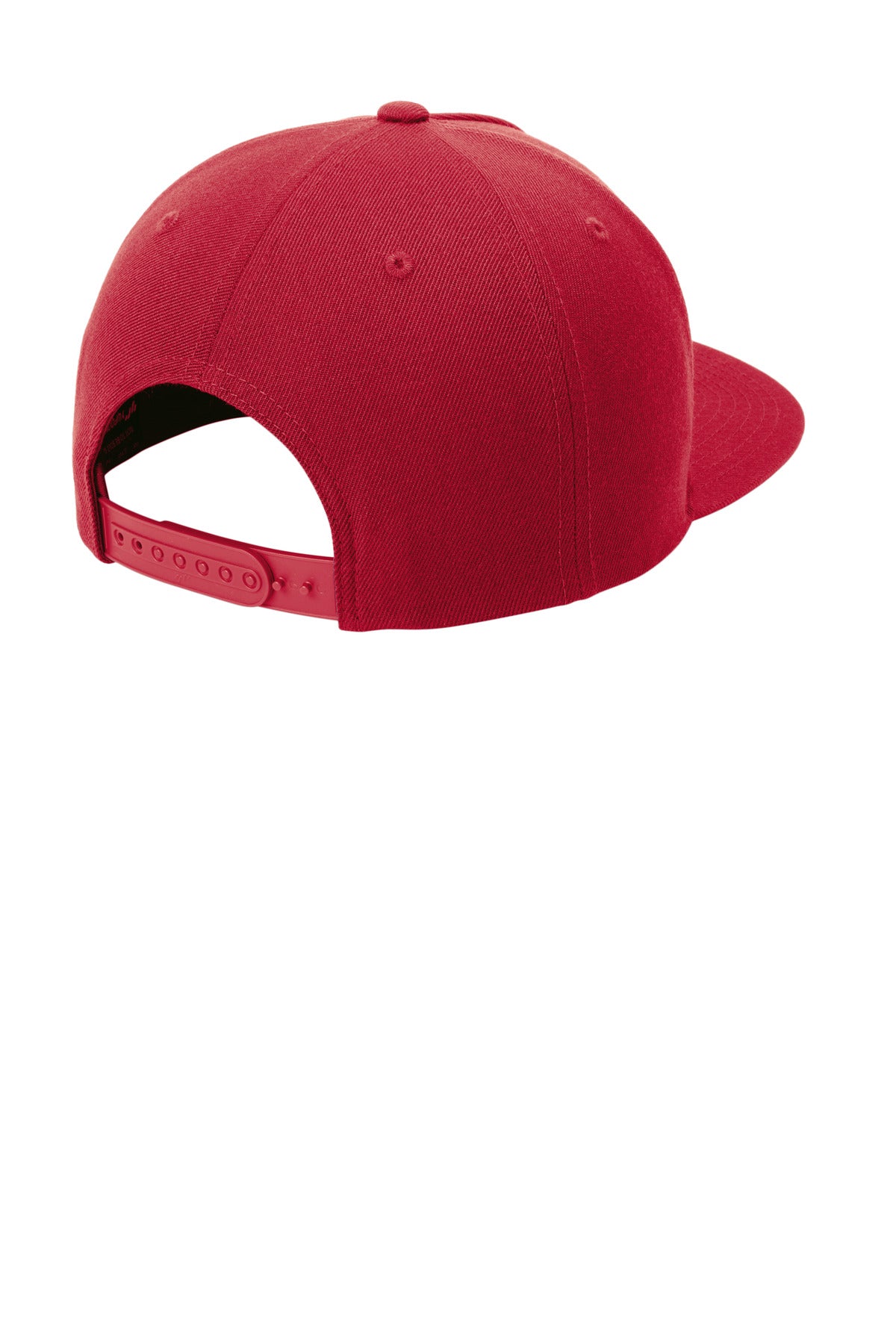 Sport-Tek YP Classics Premium 5-Panel Snapback Cap STC55 - Deep Red - back