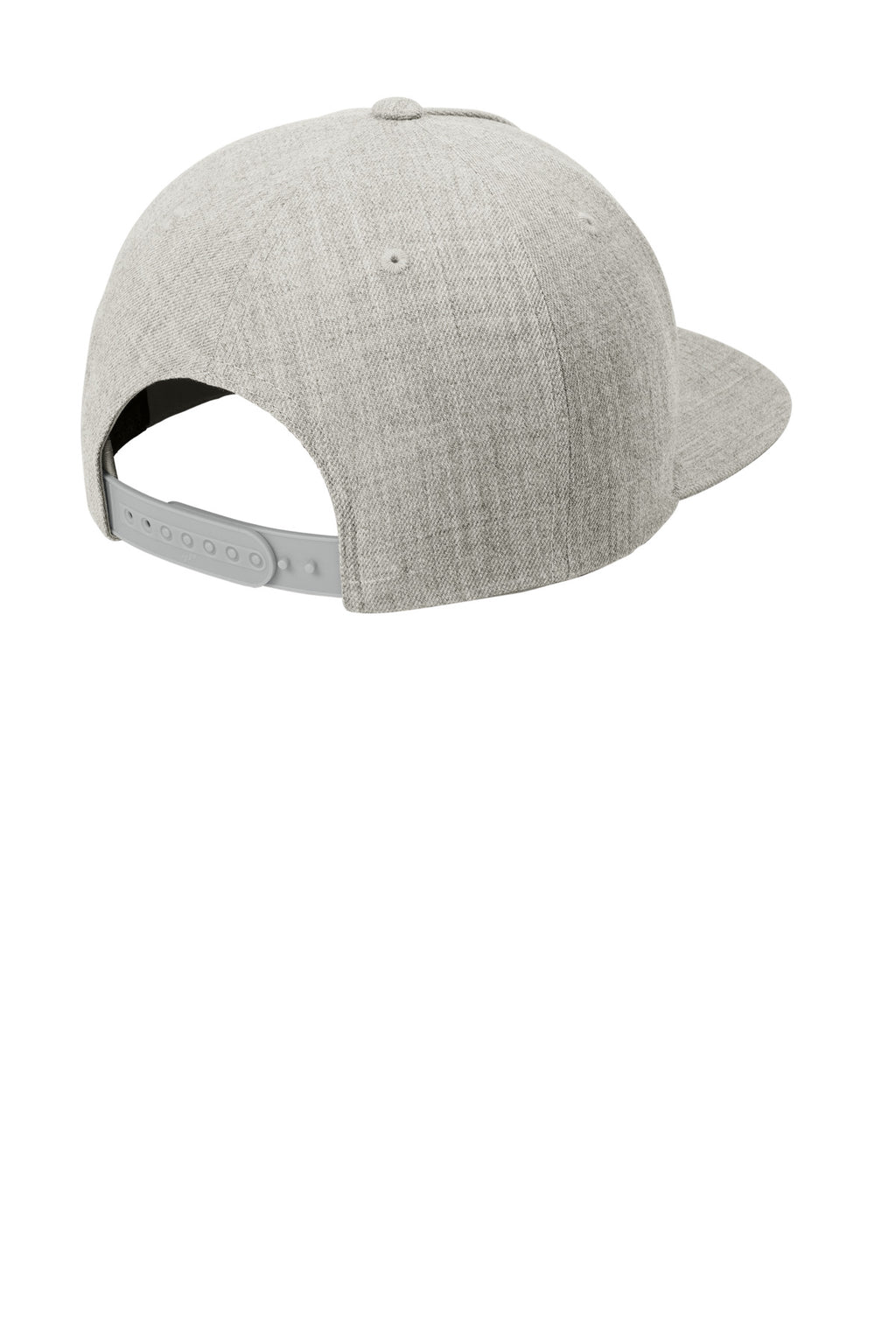Sport-Tek YP Classics Premium 5-Panel Snapback Cap STC55 - Heather Grey - back