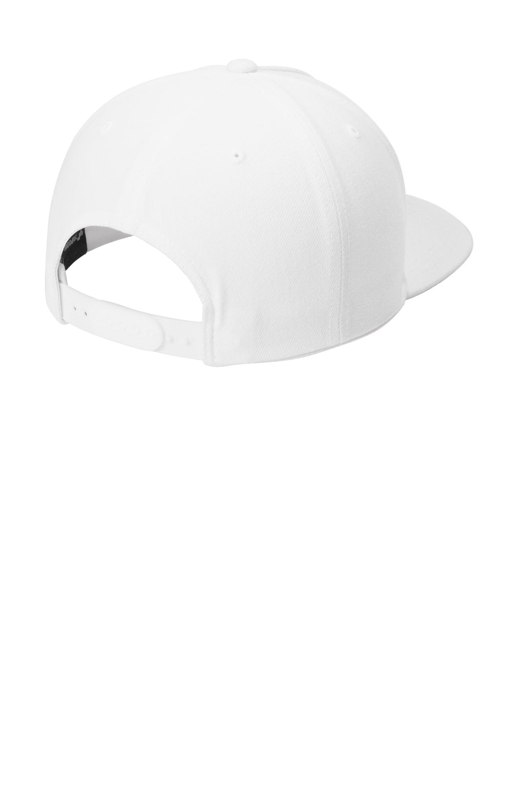 Sport-Tek YP Classics Premium 5-Panel Snapback Cap STC55 - White - back