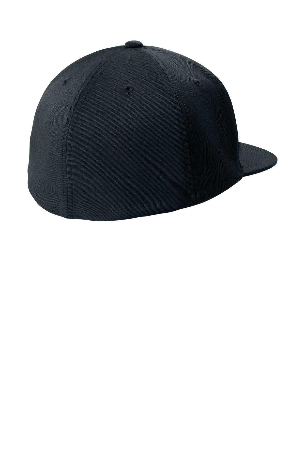 Sport-Tek Flexfit Flat Bill Cap STC56 - Black - back