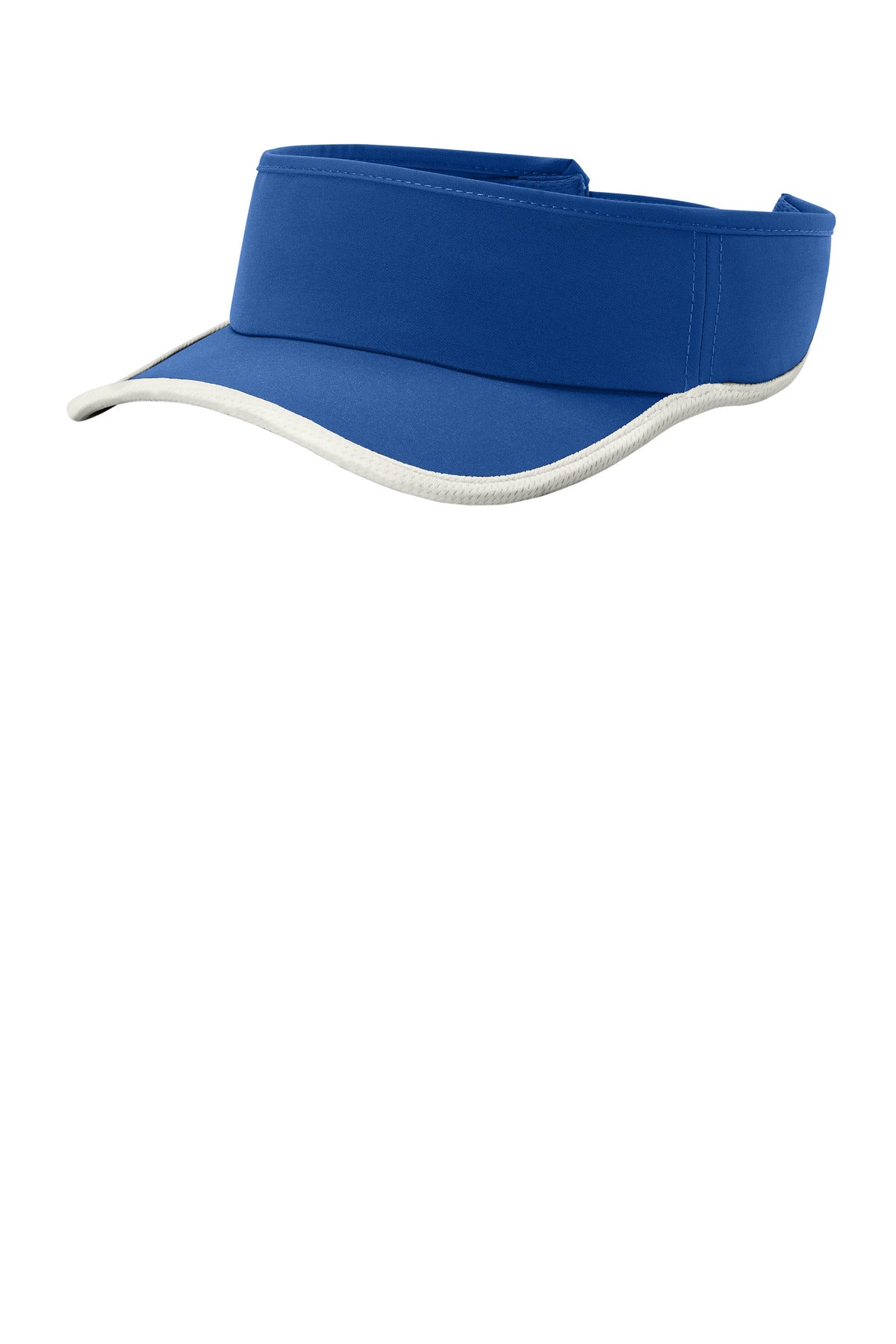 Sport-Tek Repeat Visor STC57 - True Royal/ White - front