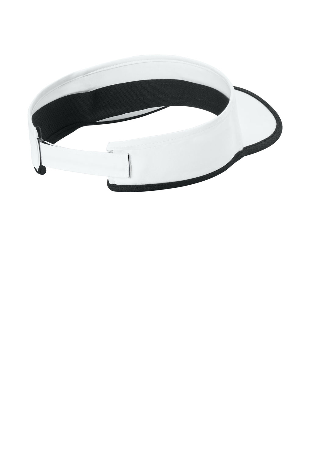 Sport-Tek Repeat Visor STC57 - White/ Black - back