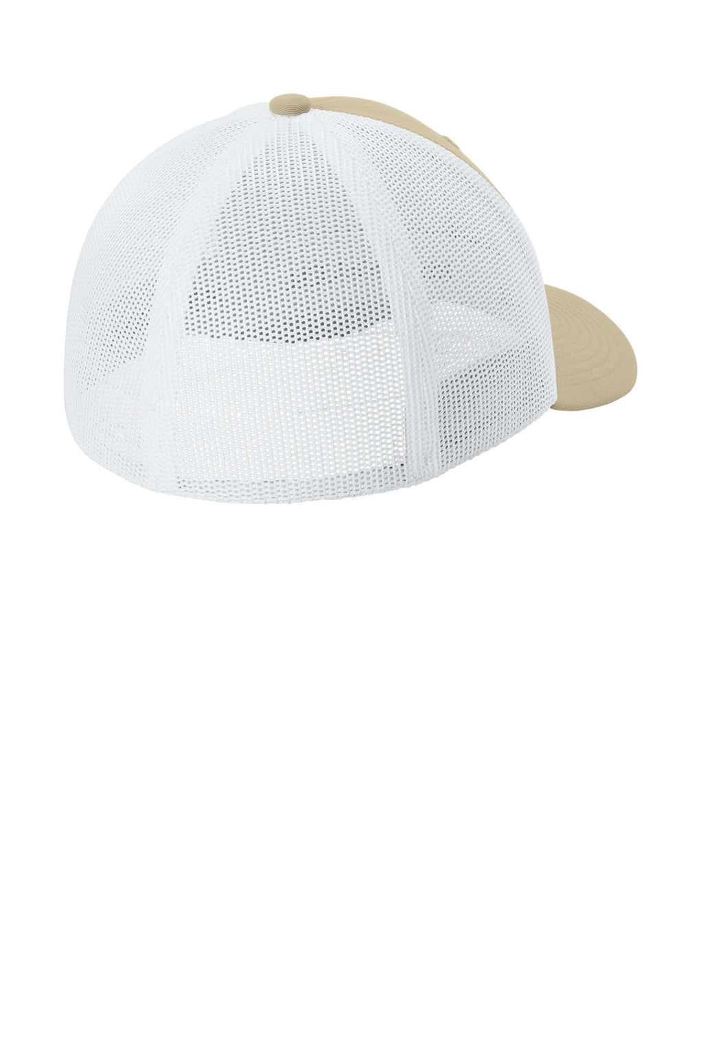 Sport-Tek Stretch-Tek Mesh Back Cap STC60 - Sahara/ White - back