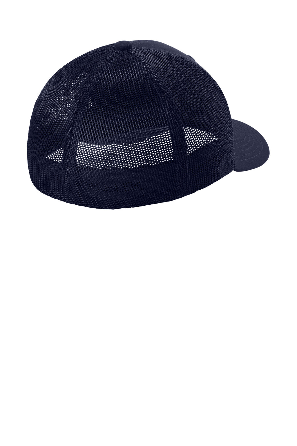 Sport-Tek Stretch-Tek Mesh Back Cap STC60 - True Navy/ True Navy - back