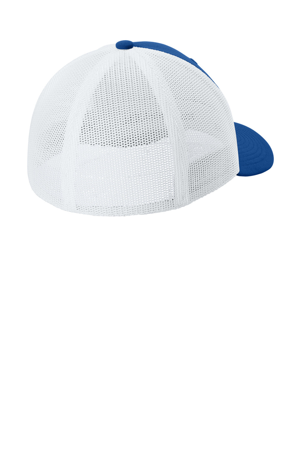 Sport-Tek Stretch-Tek Mesh Back Cap STC60 - True Royal/ White - back