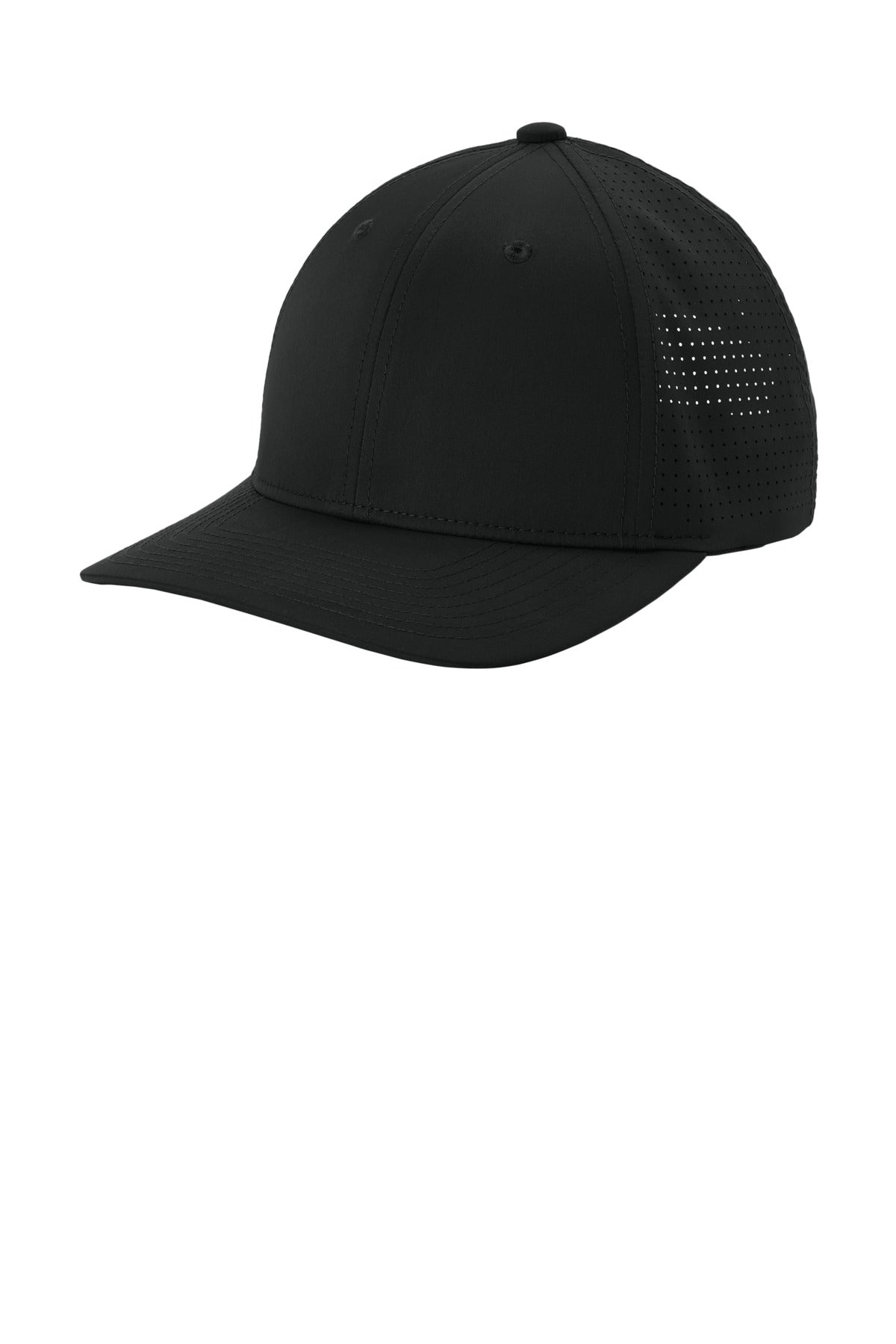 Sport-Tek Pro-Cut Adjustable Cap STC65 - Black - front