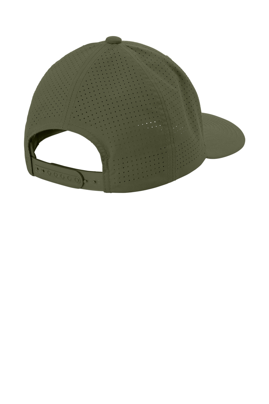 Sport-Tek Pro-Cut Adjustable Cap STC65 - Olive Drab Green - back