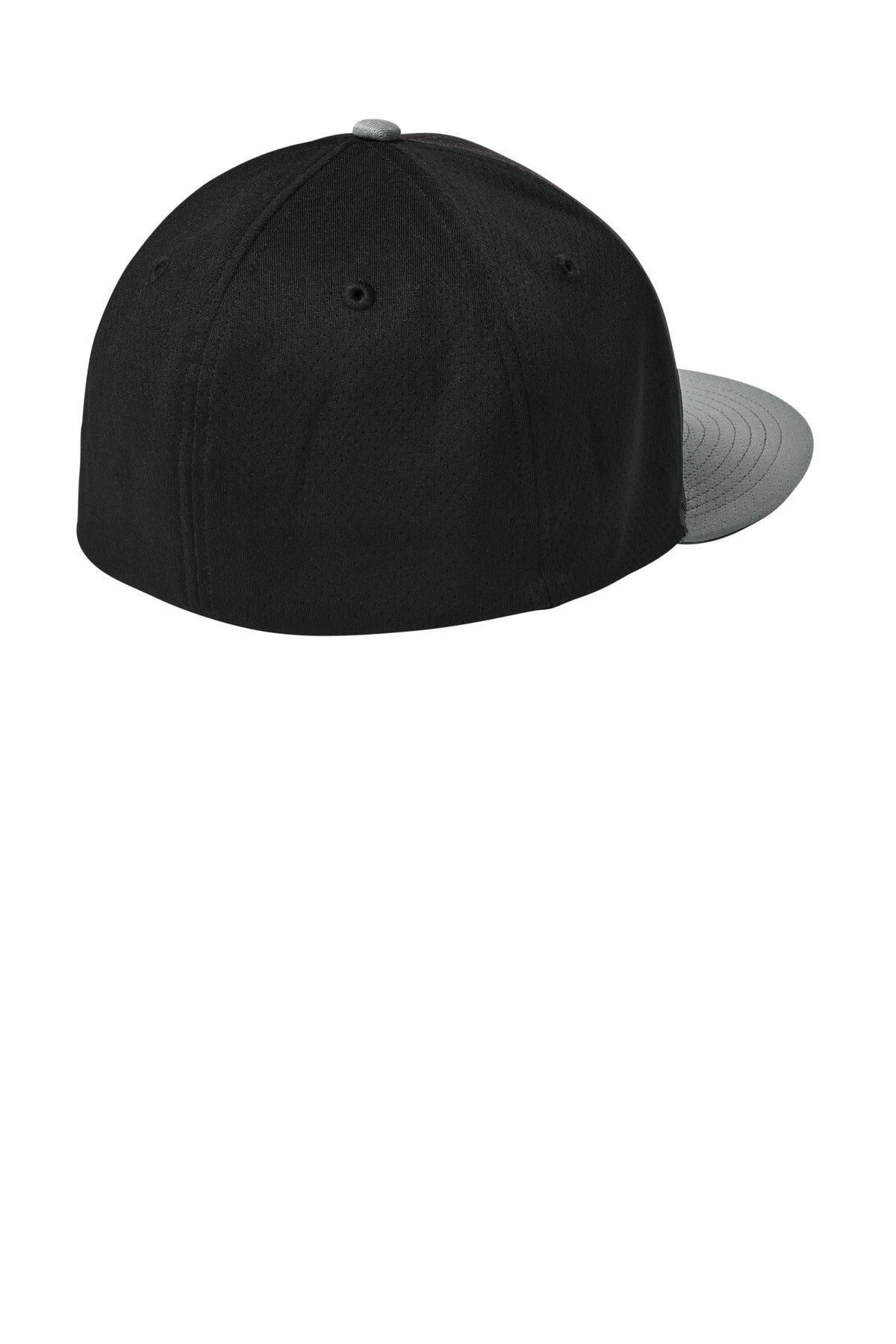Sport-Tek Impact Mesh Stretch-Tek Cap STC70 - Black/ Silver/ Black - back