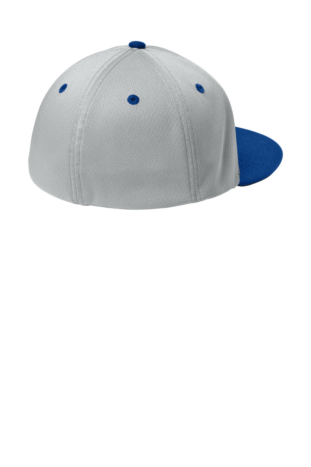 Sport-Tek Impact Mesh Stretch-Tek Cap STC70 - Silver/ True Royal/ Silver - back