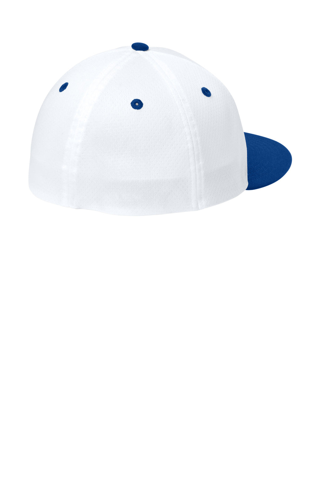 Sport-Tek Impact Mesh Stretch-Tek Cap STC70 - White/ True Royal/ White - back