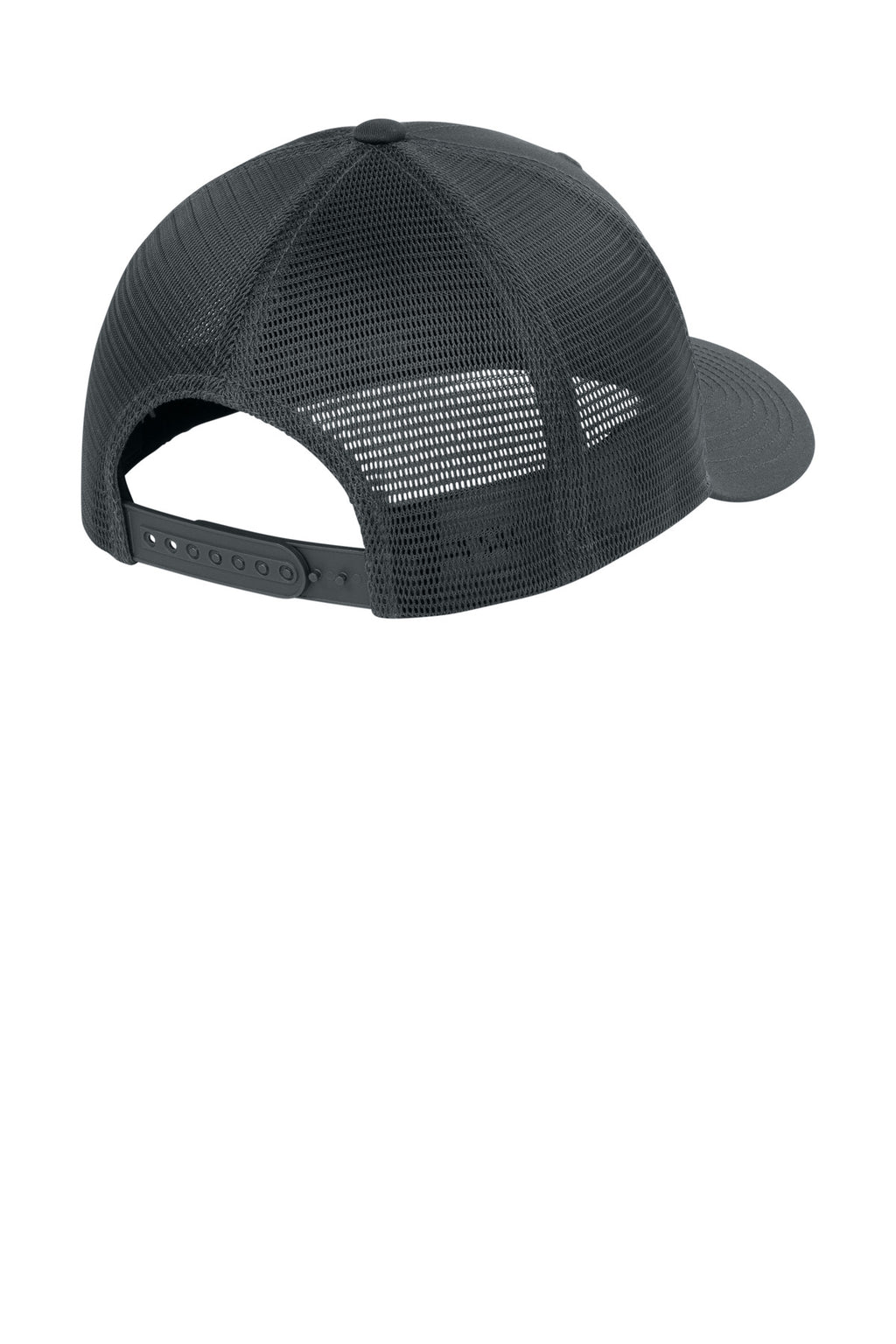 Sport-Tek Stretch-Tek Snapback Trucker Cap STC74 - Iron Grey/ Iron Grey - back
