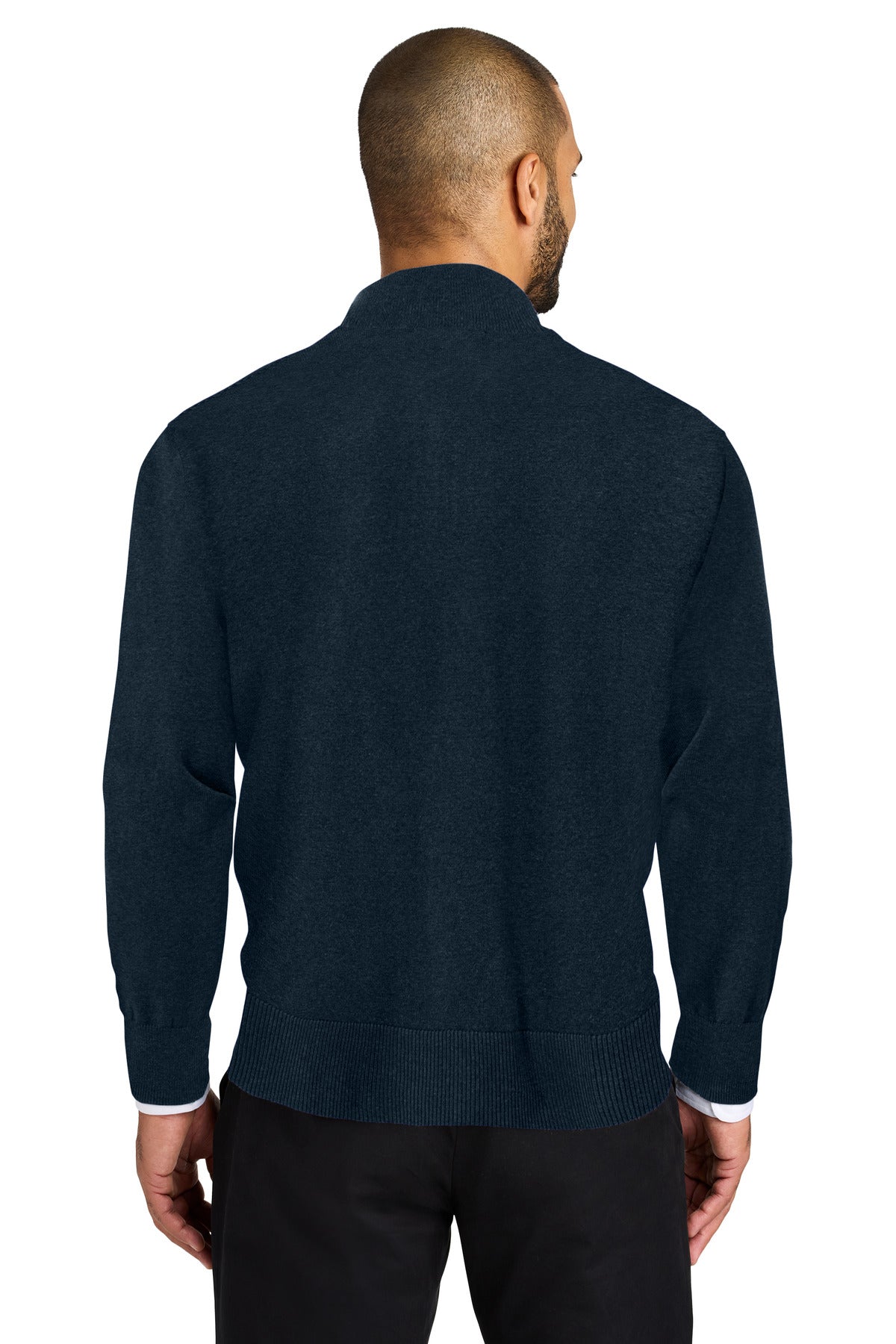 Port Authority Easy Care 1/4-Zip Sweater SW2900 - River Blue Navy - back