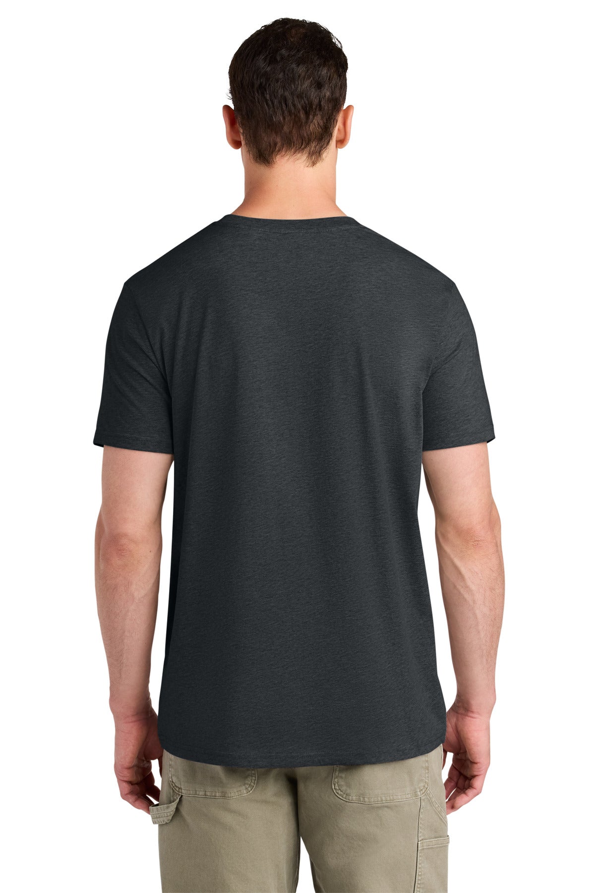 Stanley/Stella Unisex Crafter Tee SXU007 - Dark Heather Grey - back