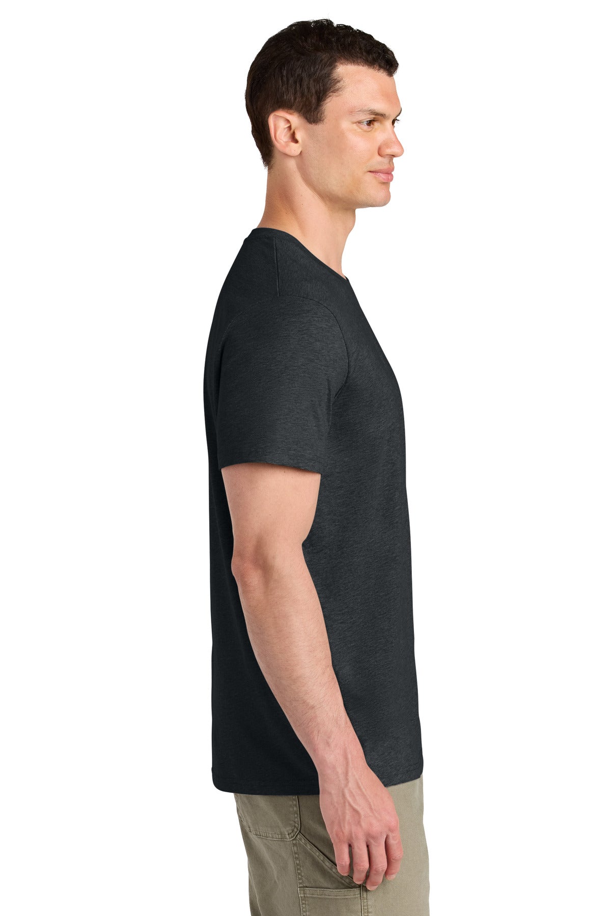 Stanley/Stella Unisex Crafter Tee SXU007 - Dark Heather Grey - side