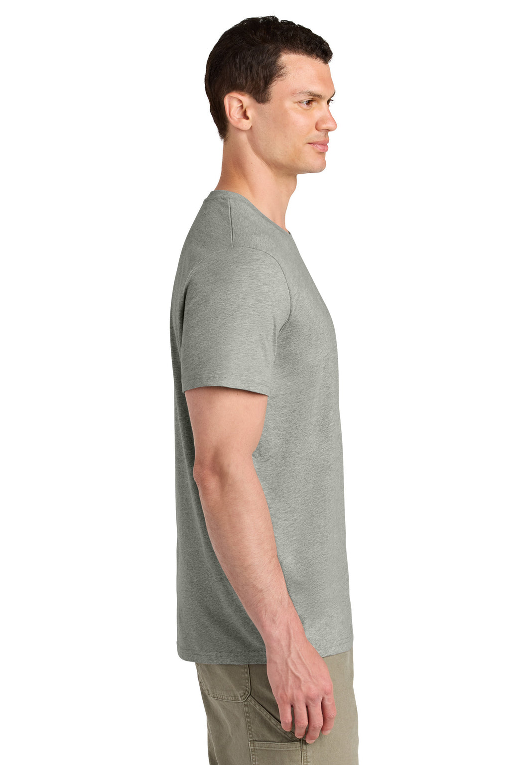 Stanley/Stella Unisex Crafter Tee SXU007 - Heather Grey - side