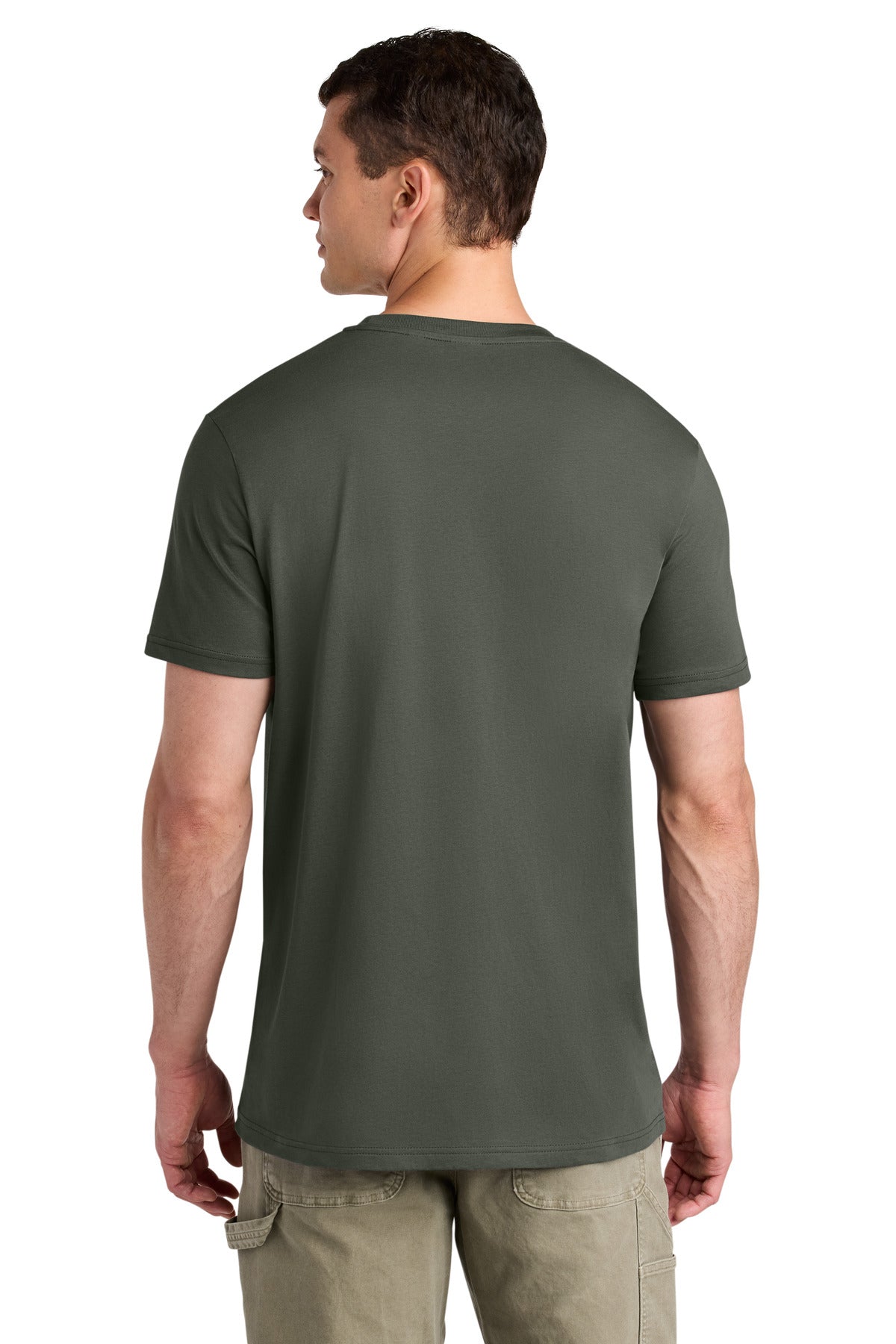 Stanley/Stella Unisex Crafter Tee SXU007 - Khaki Green - back