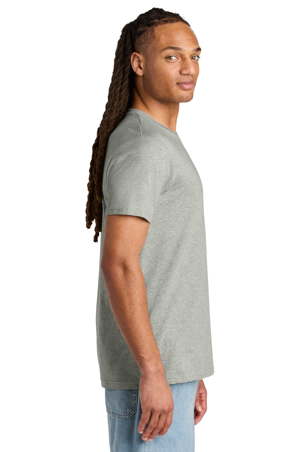 Stanley/Stella Unisex Rocker Tee SXU016 - Heather Grey - side